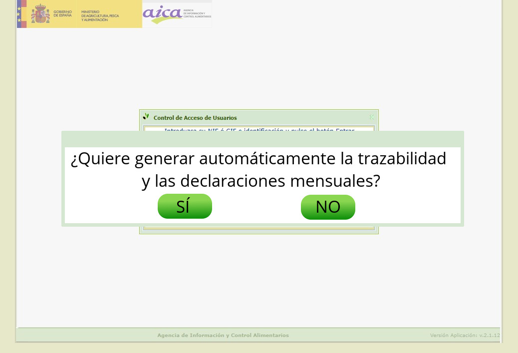 Programa de gestión para almazara: Genera automáticamente todos los partes oficiales exigidos por la  AICA